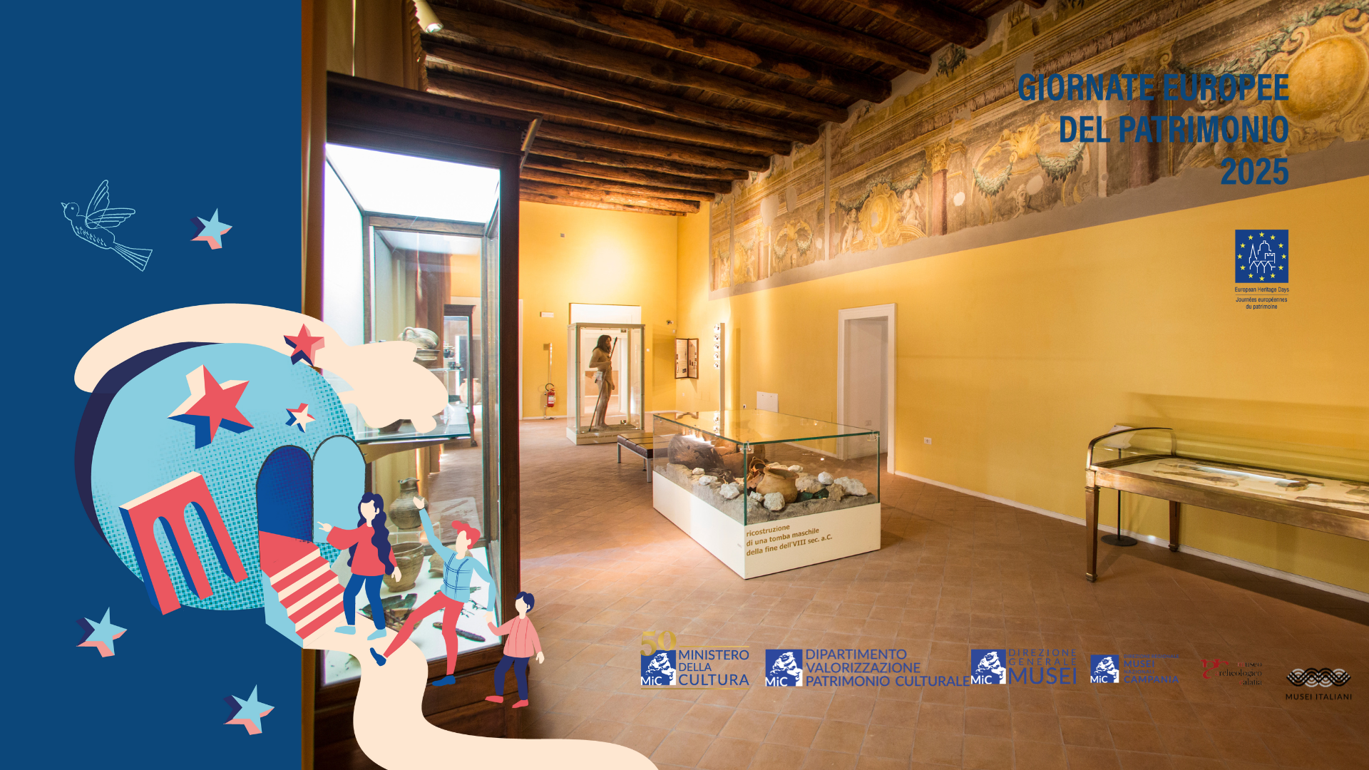 GEP 2025 - Apertura serale straordinaria: Visite guidate dal tema: architettura e archeologia al Museo archeologico nazionale di Calatia - Maddaloni (CE)